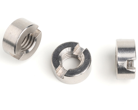 M3 SLOTTED ROUND NUT DIN 546 A1 ST/ST