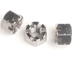 M5 HEXAGON CASTLE NUT DIN 935 A2 ST/ST
