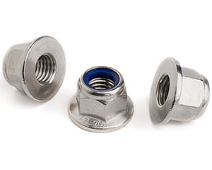 M12 NYLON INSERT NON-SERRATED FLANGE NUT DIN 6926 A2 ST/ST