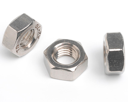 Stainless Steel Fine Thread Hexagon Full Nuts ISO 8673
