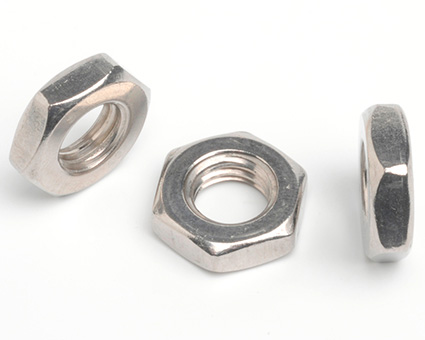 Stainless Steel Fine Thread Hexagon Thin Nuts ISO 8675