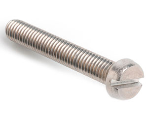 M1.6 X 18 SLOT CHEESE MACHINE SCREW DIN 84 A2 ST/ST