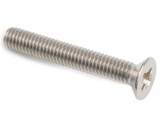 M2.5 X 25 POZI CSK MACHINE SCREW DIN 965Z A2 ST/ST