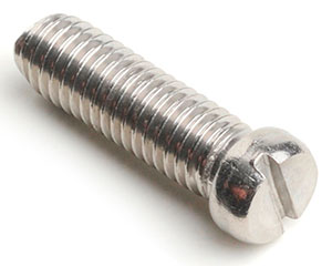 M4 X 6 REDUCED HEAD SLOT PAN MACHINE SCREW DIN 920 A2 ST/ST