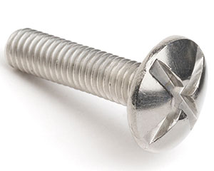 M5 X 12 CROSS-SLOT MUSHROOM HD SCREW (NF E 25-129) A4 ST/ST