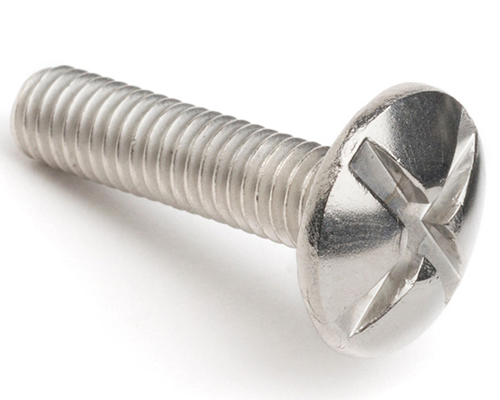 M5 X 12 CROSS-SLOT MUSHROOM HD SCREW (NF E 25-129) A4 ST/ST