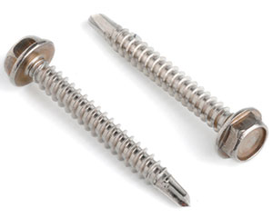 4.8 X 50 HEXAGON WASHER SELF DRILL SCREW DIN 7504K A2 ST/ST