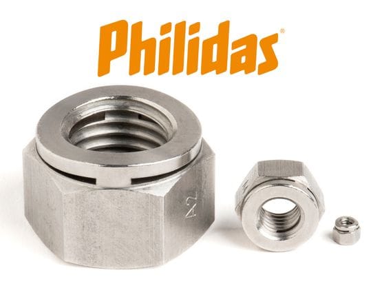 M24 PHILIDAS INDUSTRIAL NUT (MCI24/4S00) A4-80 ST/ST